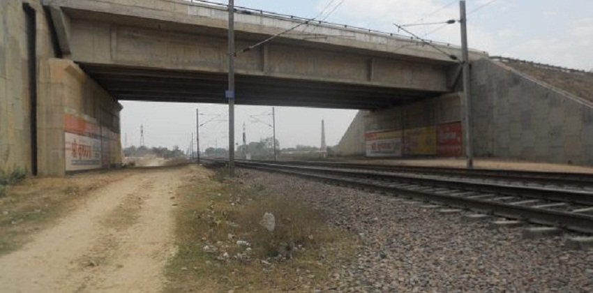 Basai Railway Over Bridge on Dwarka Expressway on Fast lane of Completion