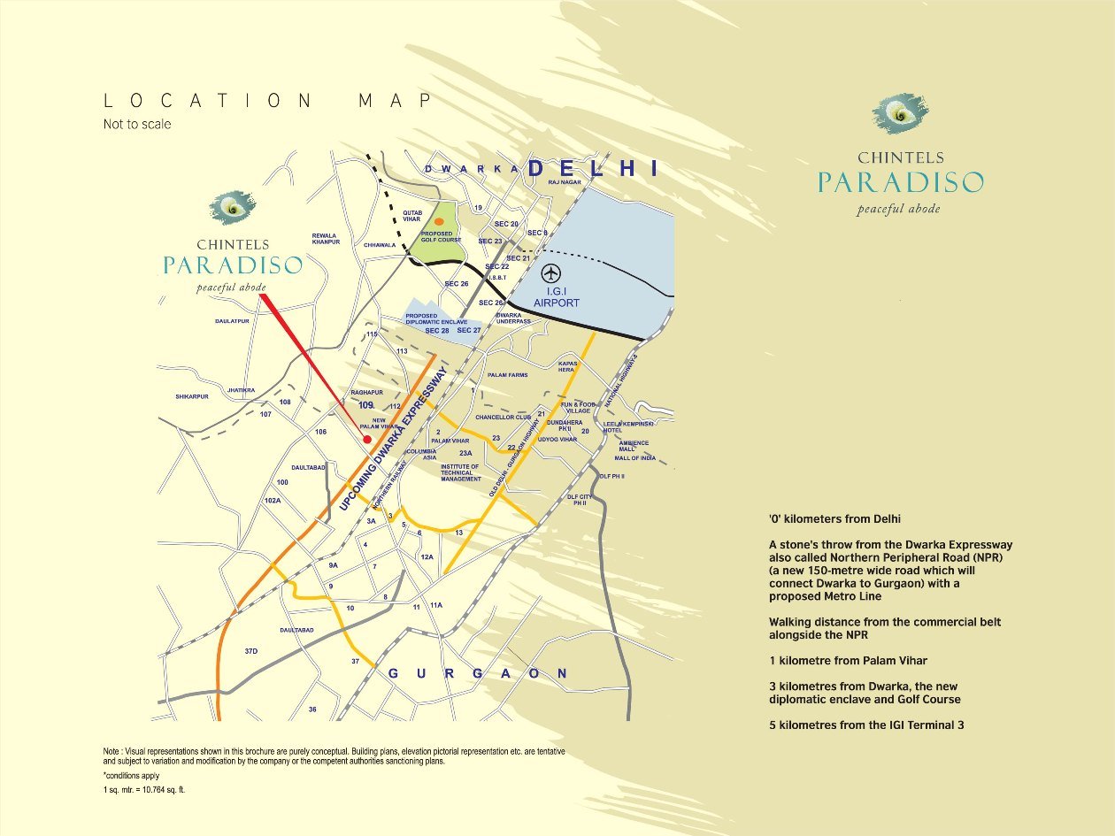 chintels-paradiso-location-map