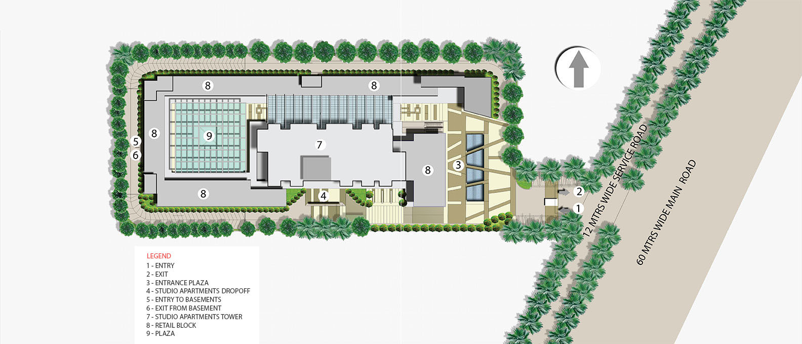 Paras Square Site Plan