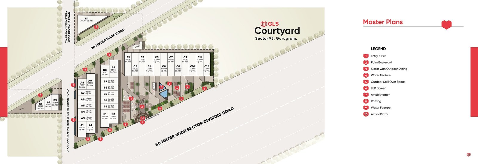 GLS Courtyard Site Plan
