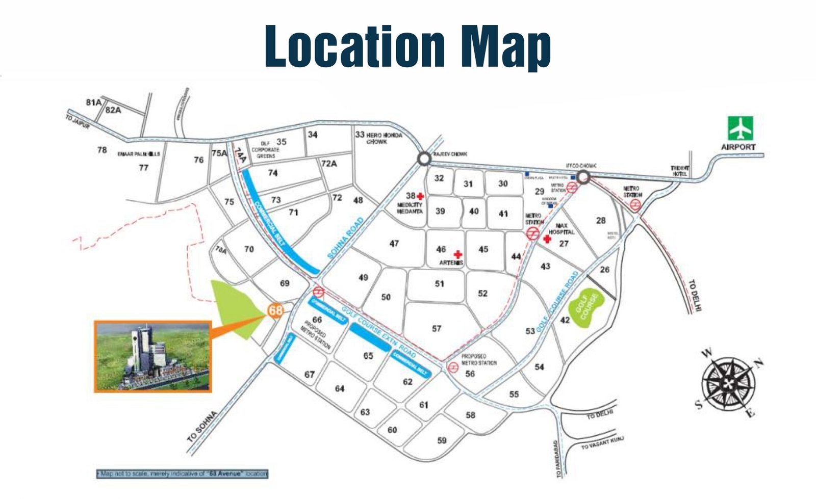 VSR 68 Avenue Location Map