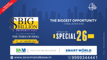 Grab Smart World & M3M Special 26 Big Billion Property Sale 2023