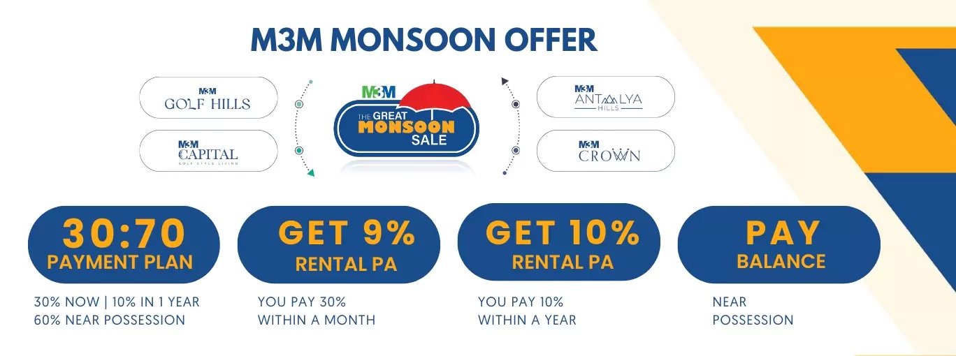 M3M Monsoon Sale- Get Amazing Savings On Your Desired Spaces